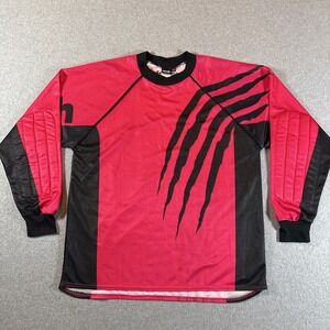 VTG REUSCH Goalkeeper Jersey Red Black Adult Large Soccer Futbol